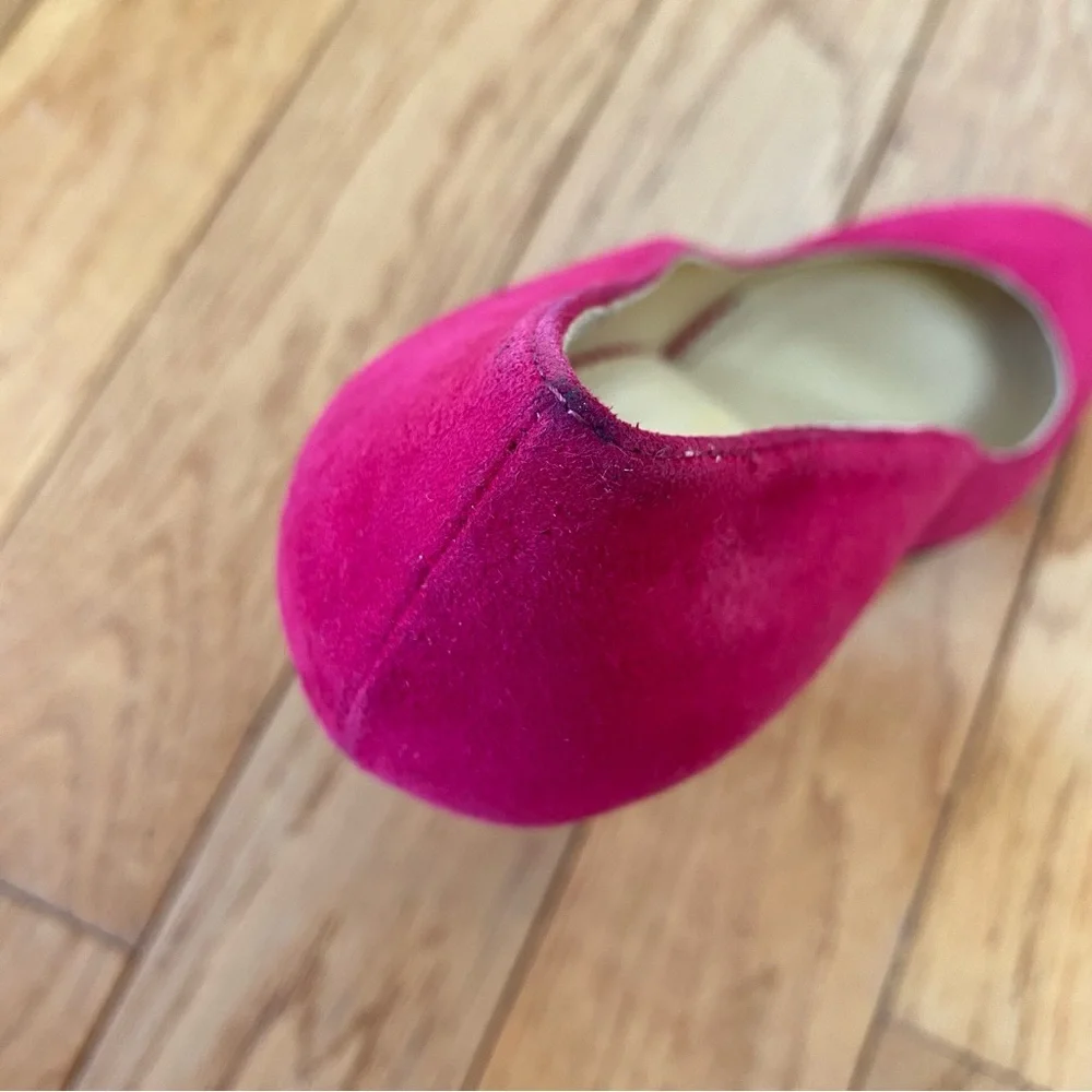 Charlotte Olympia Dolly platform heels pink suede‎ size 40